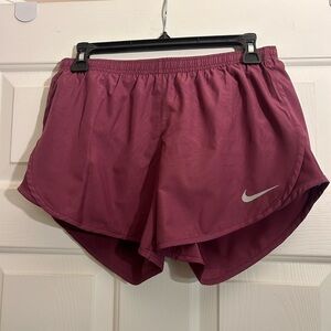 Nike Women's Maroon-ish Purple Athletic Shorts